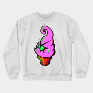 Angry Chibs Soft Serve Ice Cream Crewneck Sweatshirt